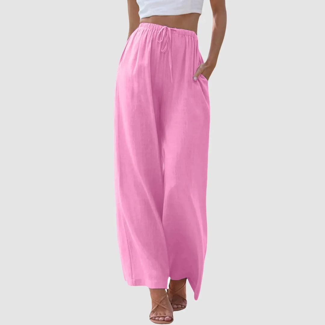 Elven™ | Pantalon confort à jambe large et taille haute