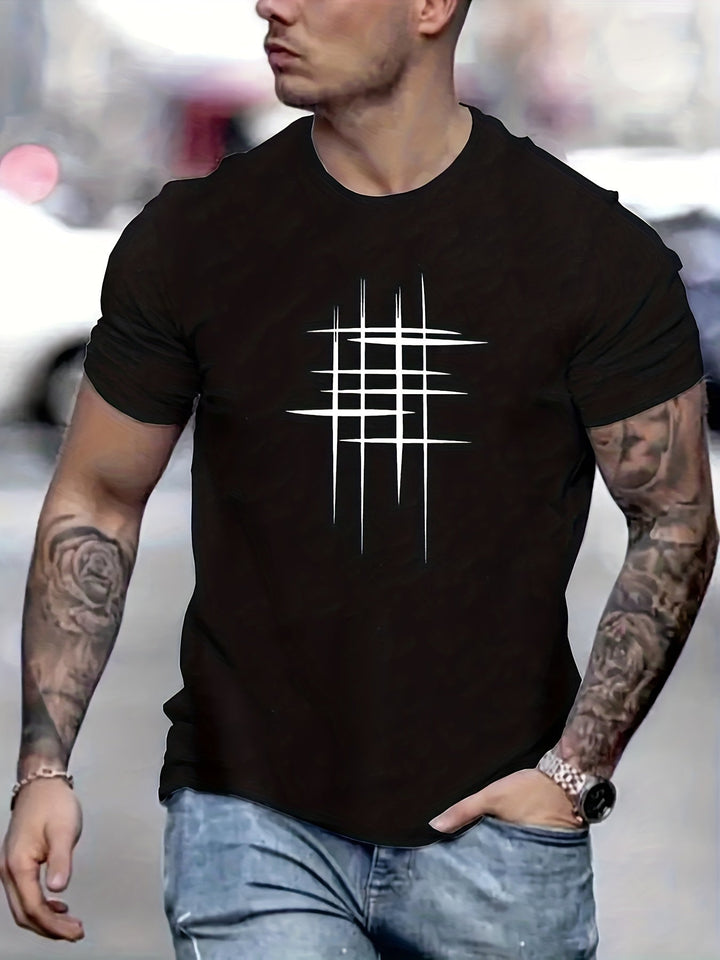 Elven™ | T-shirt élégant à col rond avec imprimé graphique
