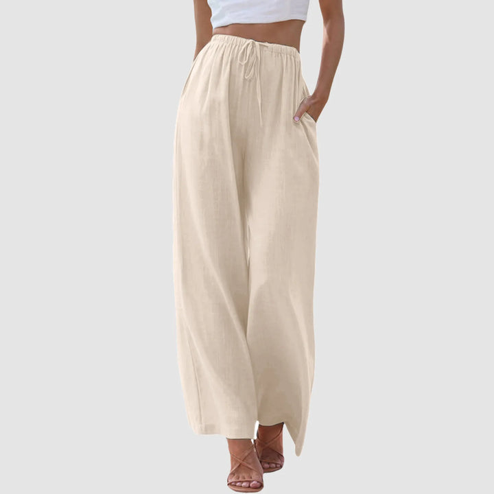 Elven™ | Pantalon confort à jambe large et taille haute