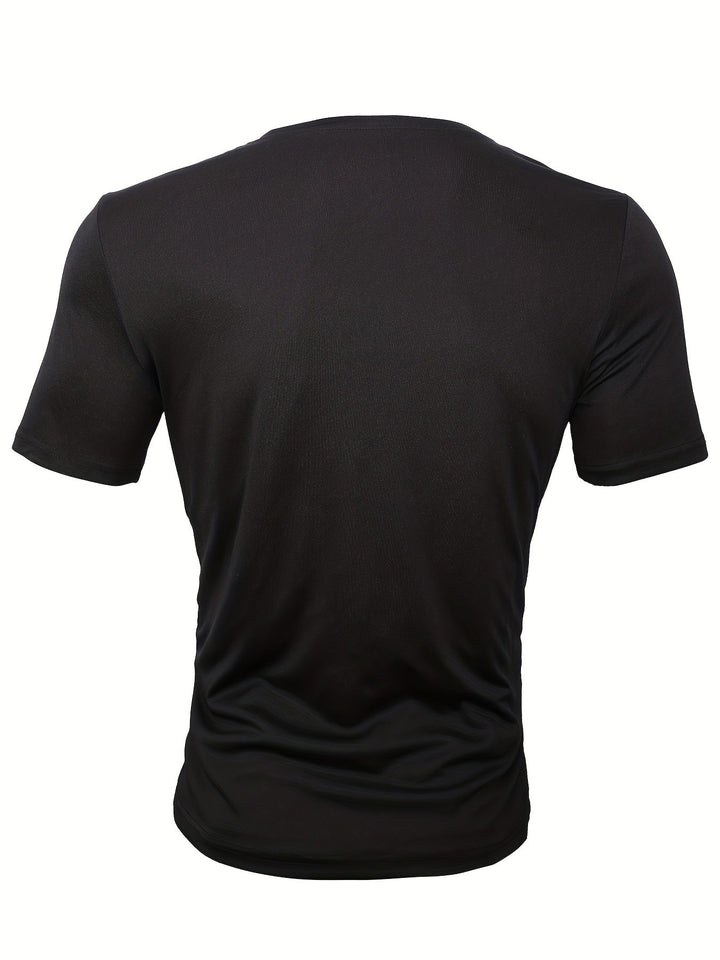 Elven™ | T-shirt élégant à col rond avec imprimé graphique