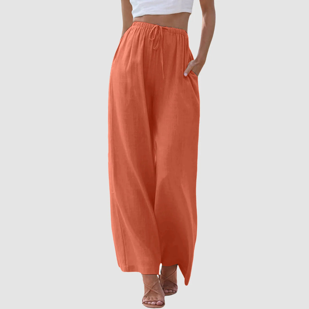 Elven™ | Pantalon confort à jambe large et taille haute