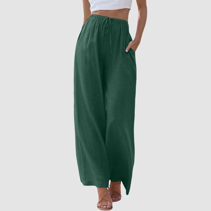 Elven™ | Pantalon confort à jambe large et taille haute