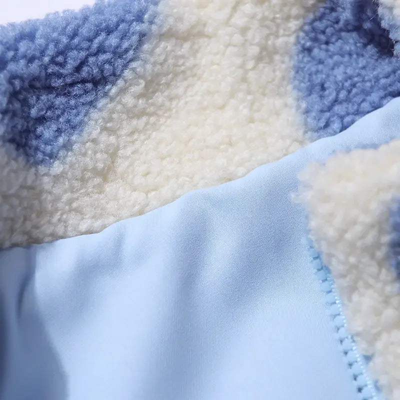 Daphné™ | Veste réversible à cœurs