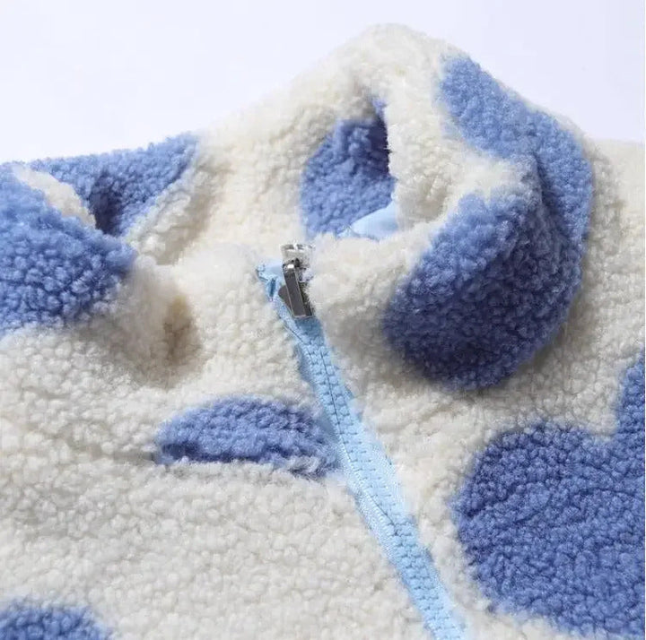 Daphné™ | Veste réversible à cœurs