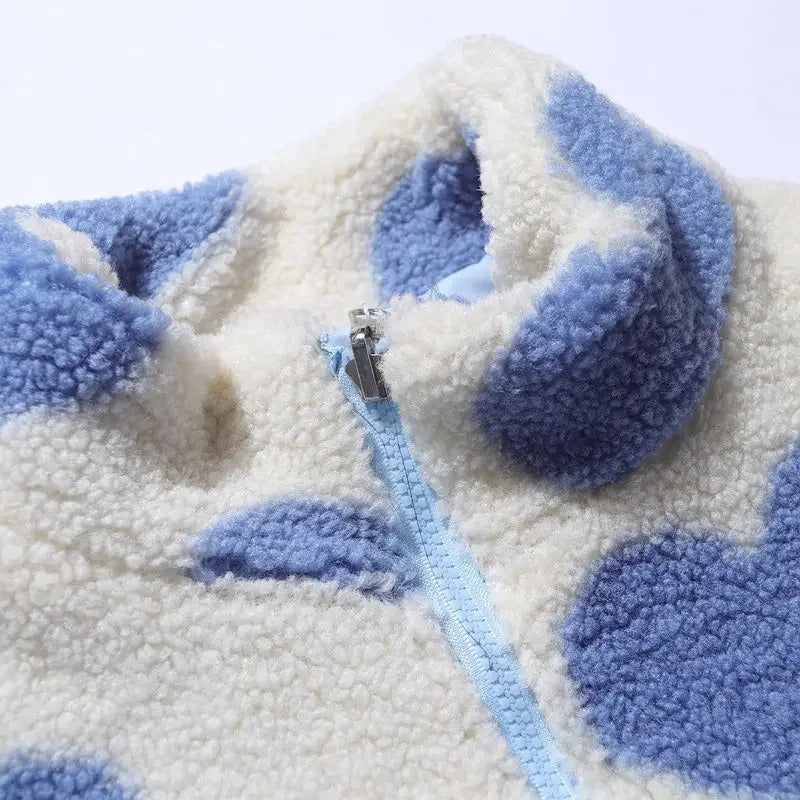 Daphné™ | Veste réversible à cœurs