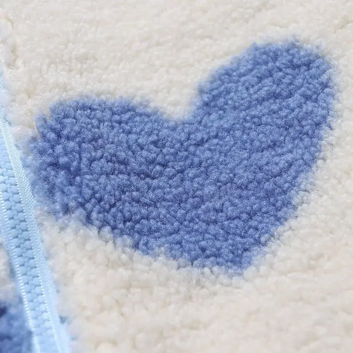 Daphné™ | Veste réversible à cœurs