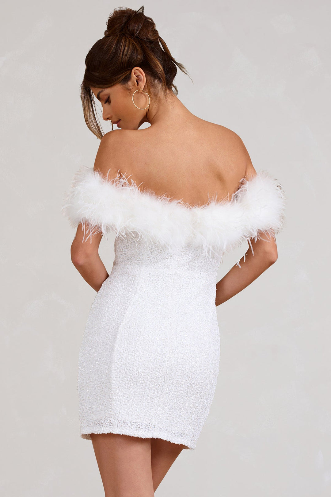 Elven™ | Robe à pailettes avec plumes