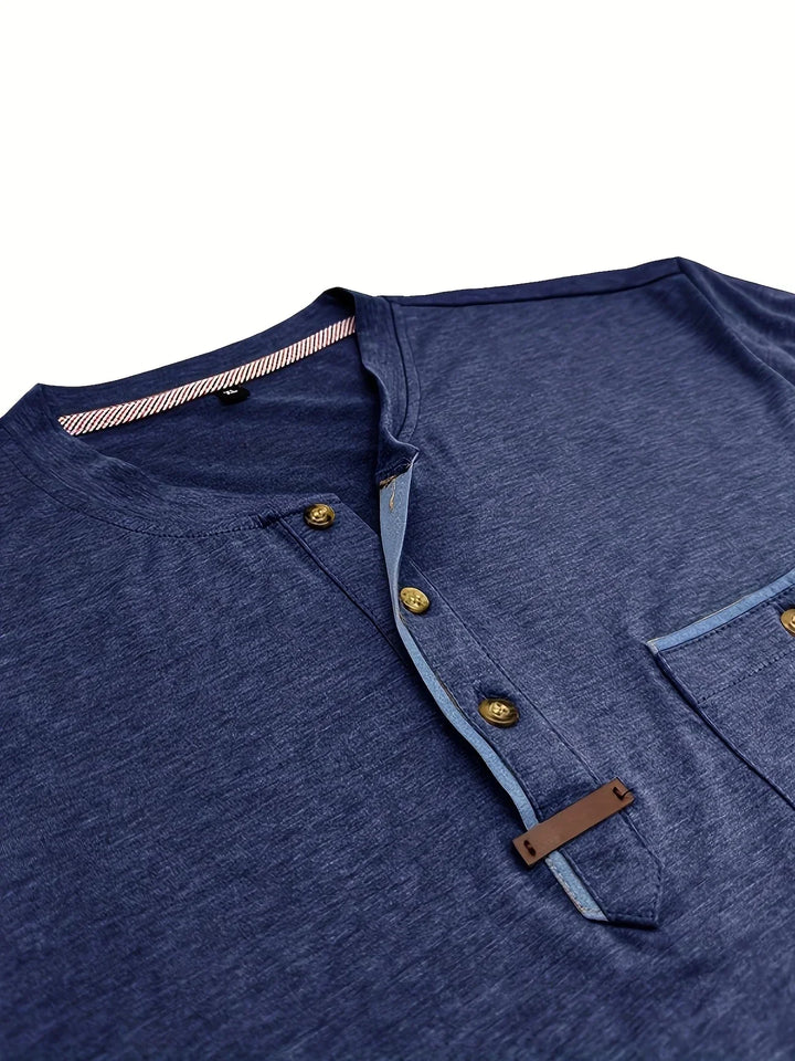 Elven™ | T-shirt col rond élégant avec poche