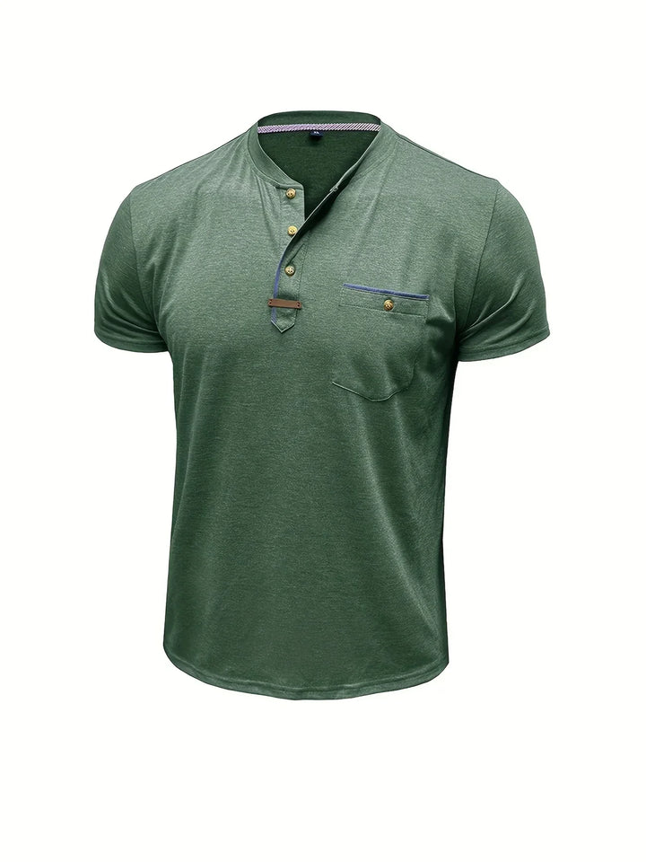 Elven™ | T-shirt col rond élégant avec poche