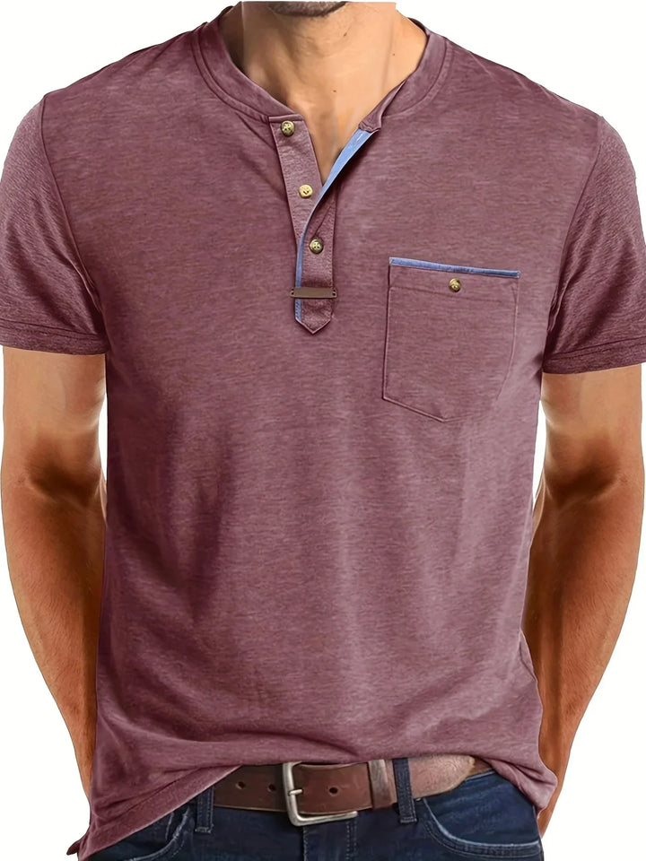 Elven™ | T-shirt col rond élégant avec poche