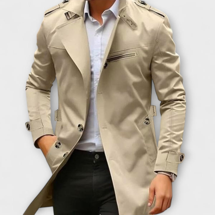 Henri™ | Trenchcoat en coton raffiné