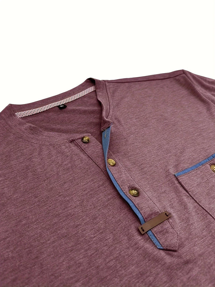 Elven™ | T-shirt col rond élégant avec poche