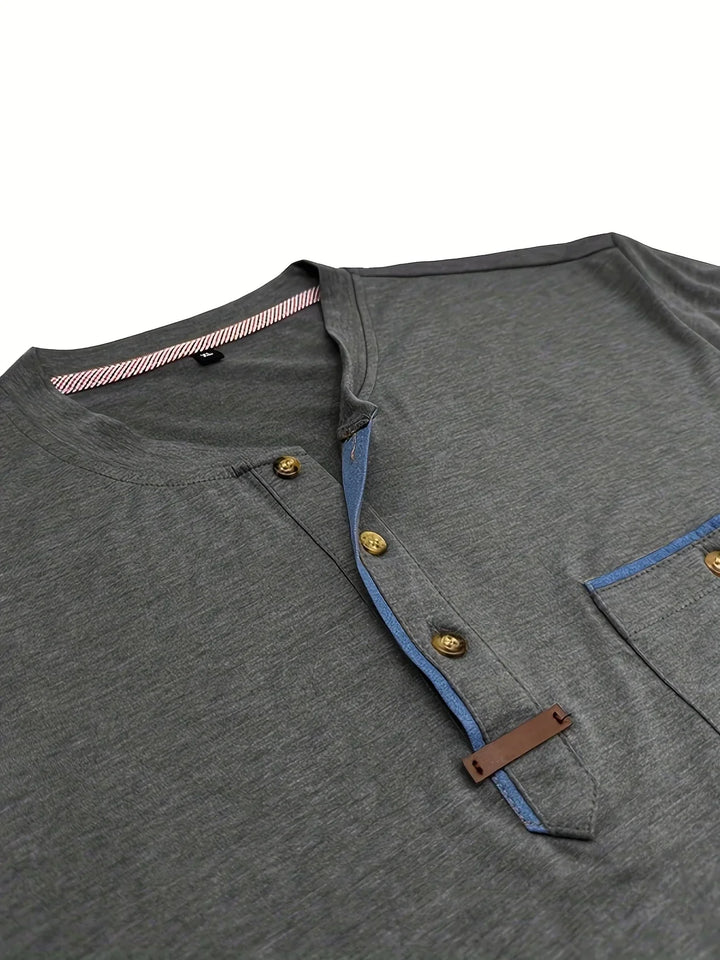 Elven™ | T-shirt col rond élégant avec poche