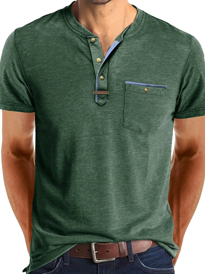 Elven™ | T-shirt col rond élégant avec poche
