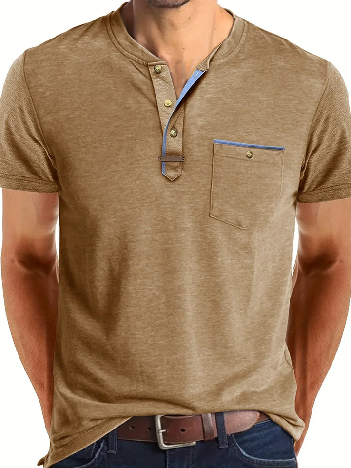 Elven™ | T-shirt col rond élégant avec poche