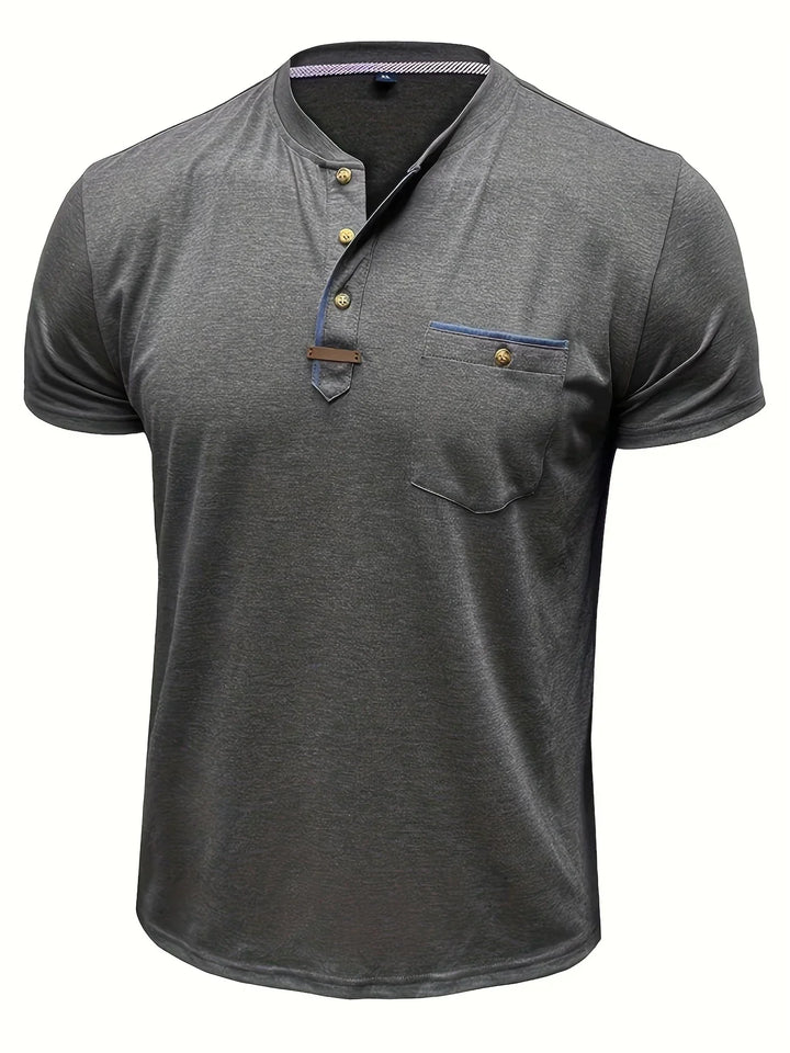Elven™ | T-shirt col rond élégant avec poche