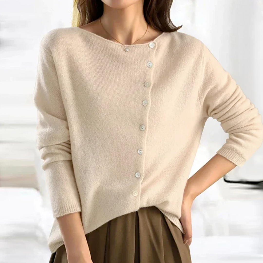 Elven™ | Cardigan classique en maille boutonnée