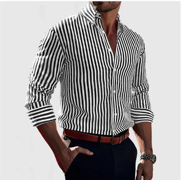 ELVEN PARIS | CHEMISE À RAYURES DÉCIDÉES
